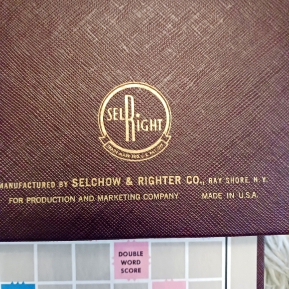 Antique Scrabble Game. 1950s New in Box! Rare lucky find! Beautiful. - Picture 11 of 11